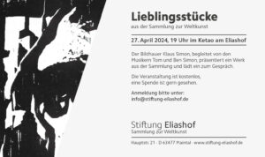 Stiftung Eliashof - Lieblingsstücke 27.04.2024