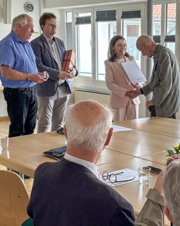 Maintal-Nadel in Gold für Raimer Jochims