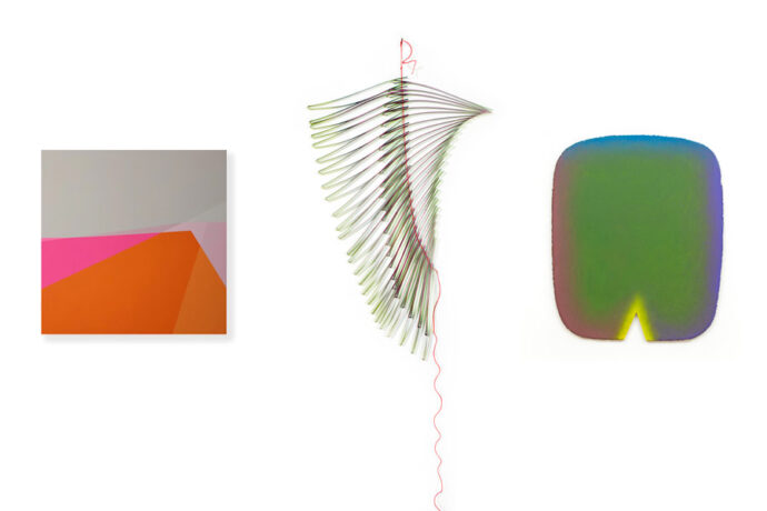 Wege von Farbe - Raimer Jochims, Sabine Funke, Michael Kolod in der AusstellungsHalle 1a