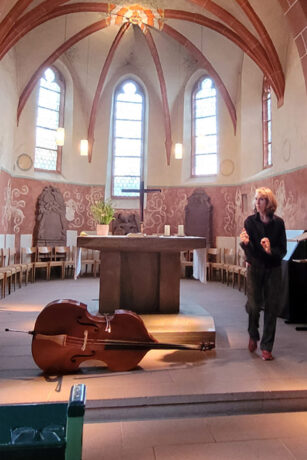 Joëlle Léandre und Lauren Newton in Maintal Hochstadt